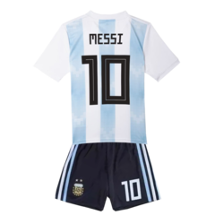 Kit Selección Argentina Titular Adidas 2018 #10 Messi - Infantil en internet