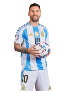 Imagen de Argentina Titular 2024 Match #10 Messi Parches Copa América - Adidas