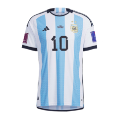 Camiseta Selección Argentina Qatar 2022 Final Vs Francia #10 Messi Authentic - Adidas en internet