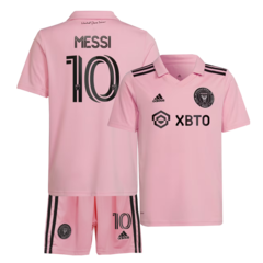 Kit Inter Miami Titular Adidas 2023 #10 Messi - Infantil