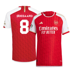 Camiseta Arsenal Fc Titular Authentic Heat.RDY Adidas 2023/24 #8 Ødegaard - Adulto