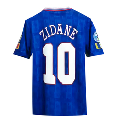 Camiseta Selección Francia Titular Adidas 1996 #10 Zidane - Adulto en internet