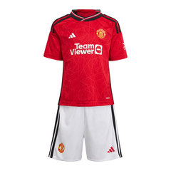 Kit Manchester United Titular Adidas 2023/24 #6 Martínez - Infantil - comprar online