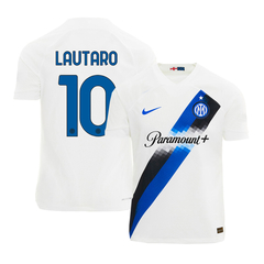 Camiseta Inter Suplente Modelo Jugador Nike 2023/24 #10 Lautaro - Adulto