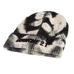 Gorro Lana Guinche 21 Modelo Patagonia C/ Marmolado Negro