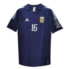 Camiseta Selección Argentina Suplente Adidas 2002 #16 Aimar - Adulto - comprar online