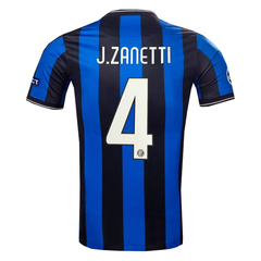 Camiseta Inter Titular Nike 2010 Final Champions #4 J. Zanetti - Adulto en internet