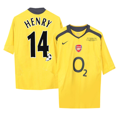 Camiseta Arsenal Alternativa 2005/06 #14 Henry – adulto