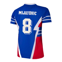 Camiseta Selección Yugoslavia Titular Adidas 1990 #8 Mijatovic - Adulto en internet