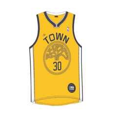 Camiseta Básquet Golden State Warriors Town #30 Curry - Infantil