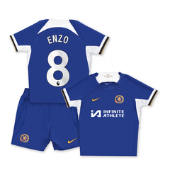 Kit Chelsea FC Titular Nike 2024 #8 Enzo - Infantil