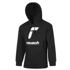 Buzo Hoodie Deportivo Reusch Modelo Invierno C/ Negro - Adulto