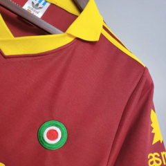 Camiseta AS Roma Titular 1991/1992 Adidas + Adulto + Retro + Fútbol - tienda online