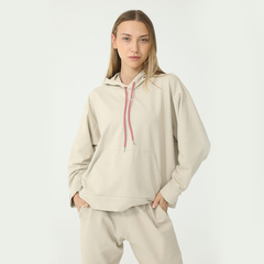 Buzo Deportivo Basset Modelo Hoodie 1a1 C/ Arena - Mujer en internet