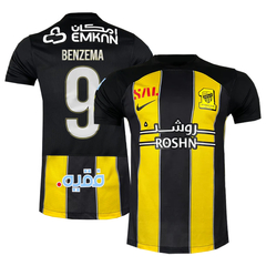 Camiseta Al-Ittihad Titular Modelo Jugador Nike 2023/24 #9 Benzema - Adulto
