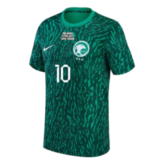 Camiseta Selección Arabia Saudita Suplente Nike Qatar 2022 #10 Salem + Match Day - Adulto - comprar online
