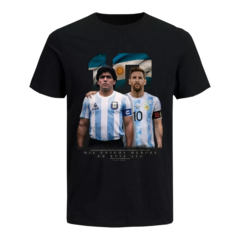 Remera Algodón Maradona/Messi - Adulto