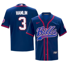 Camiseta Futbol Americano/ Baseball NFL Buffalo Bills Nike #3 Hamlin - Adulto