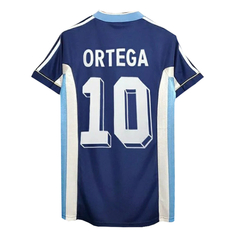 Camiseta Selección Argentina Suplente 1998 Adidas #10 Ortega - Adulto en internet