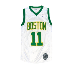 Camiseta Boston Celtics Nba Suplente #11 Irving - Infantil
