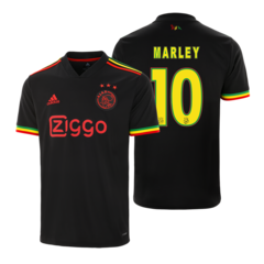 Camiseta Ajax Tributo a Bob Marley Modelo Jugador Adidas #10 Marley- Adulto