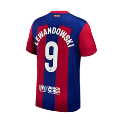 Camiseta De Fc Barcelona Titular Nike 2023/24 #9 Lewandowski - Adulto en internet