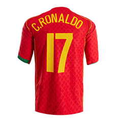 Camiseta Selección Portugal Titular Final EURO 2004 Nike #17 C. Ronaldo - Adulto en internet