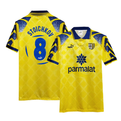 Camiseta Parma Titular Puma 1995/97 #8 Stoichkov - Adulto