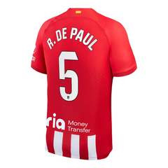 Camiseta Atlético De Madrid Titular Match Nike 2023 #5 De Paul - Adulto en internet