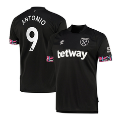 Camiseta West Ham Suplente Umbro #9 Antonio 2023 - Adulto