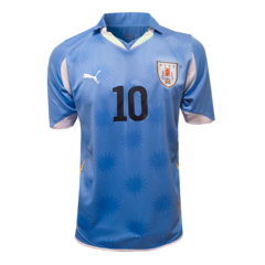 Camiseta Uruguay Titular Puma Mundial 2010 #10 Forlan - Adulto en internet