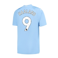 Camiseta Manchester City Titular Authentic Puma 2023/24 #9 Haaland- Adulto en internet