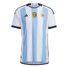 Camiseta AFA Selección Argentina Adidas Mundial Qatar 2022 Modelo Jugador "Campeones del Mundo" + Parche de Campeón Del mundo- Adulto - comprar online