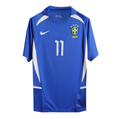 Camiseta Selección Brasil Suplente Nike 2002 #11 Ronaldinho - Adulto - comprar online