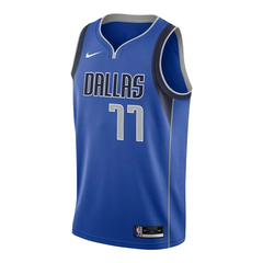 Musculosa Dallas Mavericks Blue Nike 2023 #77 Doncic - Adulto