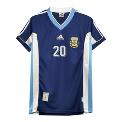 Camiseta Selección Argentina Suplente 1998 Adidas #20 Gallardo - Adulto - comprar online