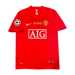 Camiseta Manchester United Nike #7 Ronaldo Final Champion 2008 Moscú