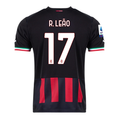 Camiseta Ac Milán Titular Puma 2023 #17 R. Leao - Adulto en internet