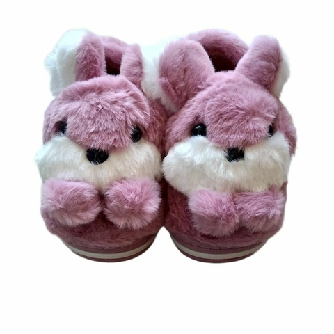 Pantuflas Para Niños De Peluche, Conejitos