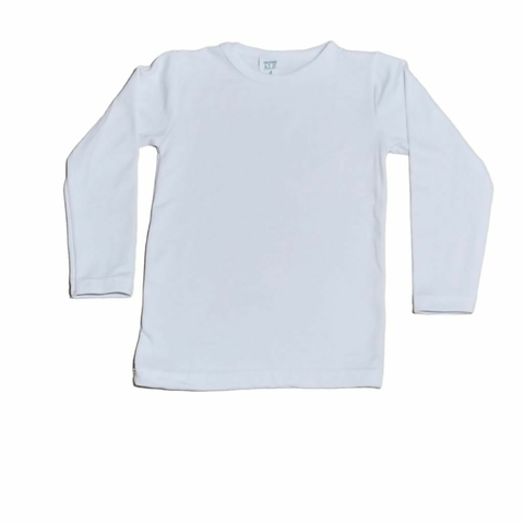 Camiseta Térmica, Blanca, Colegial Para Niños Y Niñas