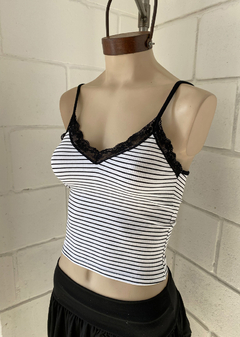 Musculosa Tirita Morley Rayado c/Puntilla #2000/R en internet