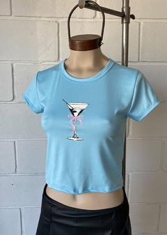 Imagen de Remera m-corta morley poli estampada “Martini”