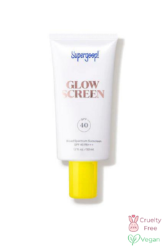 SUPERGOOP! - Protector Solar "Glowscreen SPF 40 PA+++" con Ácido Hialurónico + Niacinamida - 50ML