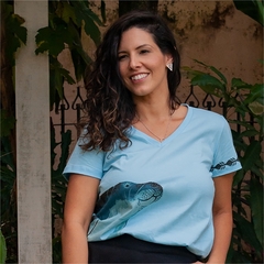 T-shirt feminina Peixe Boi da Amazônia