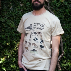 Camiseta Lontras do Mundo - Projeto Ariranhas
