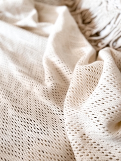 Manta tejida 100% algodon - tienda online