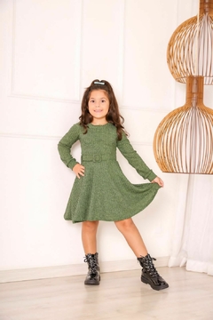 Vestido Infantil Isadora Verde - comprar online