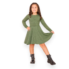 Vestido Infantil Isadora Verde