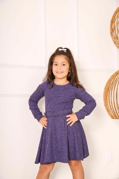 Vestido Infantil Isadora Uva - comprar online
