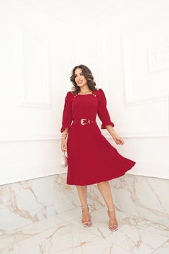 Vestido Mirela Vermelho - comprar online